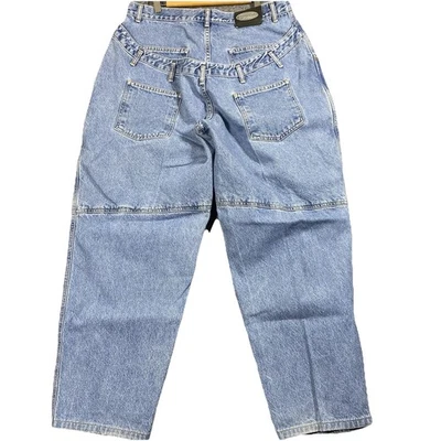 Pantalones de mezclilla SAGWEAR de James Head para mujer 34x31 de colección pierna ancha holgados estilo hip hop jnco Foto 1 de 4