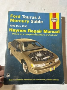 Haynes Repair Manual - Ford Taurus & Mercury Sable 1986 thru 1995 #36074 - Foto 1 di 2
