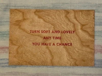 JENNY HOLZER Truisms 2018: gira suave y encantador en cualquier momento que tengas la oportunidad Foto 1 de 2