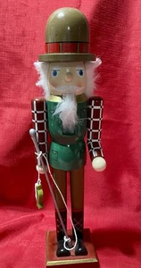 "Cascanueces Pescador Decoración Navidad 16"" Alto 2007" - Imagen 1 de 7