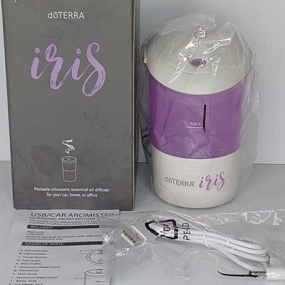 Unus DoTERRA Iris Diffuser w/ Box 7 Colorful LED Lights Portable Home Car Office - Image 1 of 4