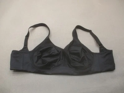 Sujetador Demi 36D Playtex para mujer negro sin forro inalámbrico cierre trasero cobertura completa 3H Foto 1 de 4