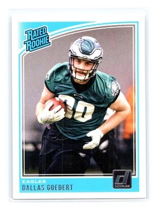 2018 Donruss #347 Dallas Goedert RC Rated Rookie - Picture 1 of 2