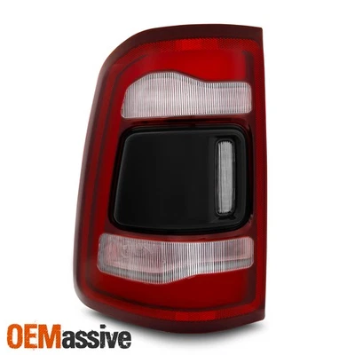 For 2019-2024 Dodge Ram Rebel LED Tail Lights w/Blind Spot Senser Black Driver - Image 1 of 4