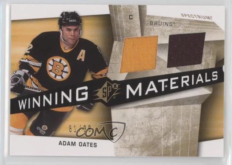 2008-09 SPx Winning Materials Spectrum /99 Adam Oates #WM-AO HOF - Image 1 of 2