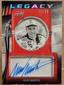 Prime Legacy On Card Auto Holo Silver 86/99 Mark Martin 2019 - Imagen 1 de 1
