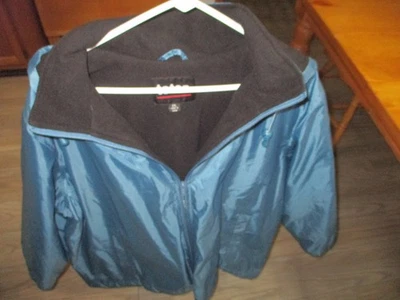Vintage PVC Hooded Rain Jacket By TOTES,Elastic Cuffs~2-Front pockets~Sz 2XL - Image 1 of 4