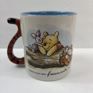 Disney Winnie Puuh Tasse "Heute ist mein neuer Lieblingstag" Tiggerschwanz Henkel 20 Unzen - Bild 1 von 8