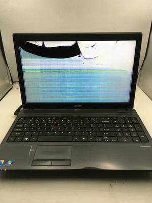 ACER TRAVELMATE 5742-7013 - FOR PARTS/BAD LCD - Intel Core i3-380M - 4GB RAM -BB - Image 1 of 4
