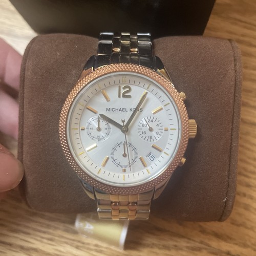 Orologio Michael Kors MK6131 bicolore argento e oro rosa