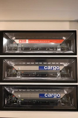 NME 510619 510622 510623 HO DC SBB-Cargo Getreidewagen Tagnpps  Ep 6 OVP Rarität - Bild 1 von 4