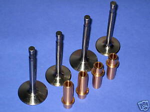 Triumph valves & guides all 650 750 unit twins USA Made 70-2904 70-4603 set