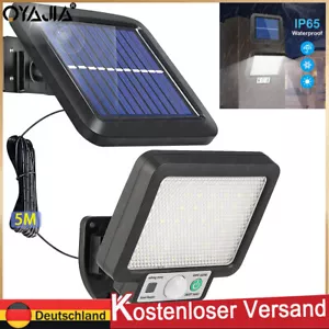 Solarlampen, Solarleuchte Außen 56 LEDs mit Bewegungsmelder, IP65 Wasserdicht - Bild 1 von 12