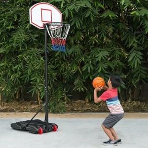Basketball Hoop For Kids Portable / Height-Adjustable [6.5Ft - 8 Ft] Sports Back - Picture 1 of 5