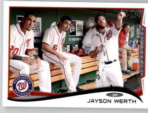2014 Topps Jayson Werth Base Card MLB PWE Phillies #228 - Picture 1 of 2