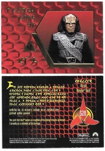 Star Trek Next Generation Season Four Klingon Sash Chase Card S20 Skybox 1996 - Picture 1 of 1