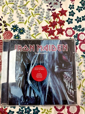 IRON MAIDEN -RAINMAKER- Very Rare 3 Trac Single including poster - Limited Edit - Image 1 of 3