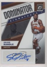 2019 Panini Donruss Optic Dominator Signatures Auto 74/99 Julius Randle #DS-JRD