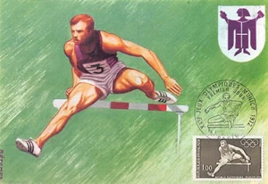 Maximum Card FDC France XX Olympic Games Of Munich 1972 Paris - Picture 1 of 2