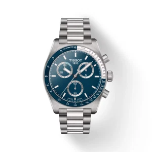 Tissot PR516 Chronograph 40mm Blue Dial Watch T149.417.11.041.00 - Picture 1 of 3