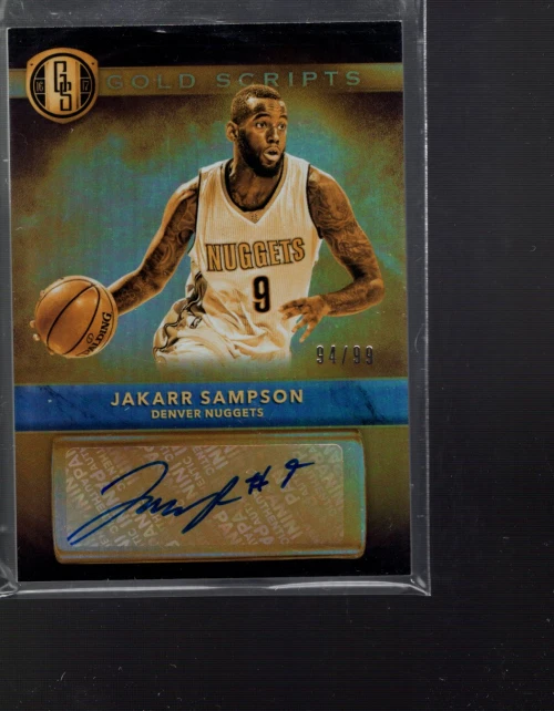 B4330- 2016-17 Panini Gold Standard Gold Scripts #30 JaKarr Sampson Auto /99 - Image 1 of 1