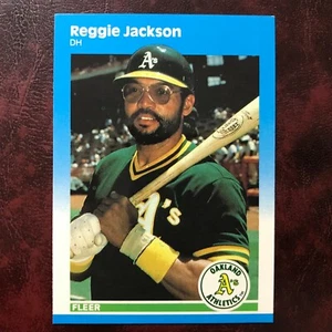 1987 Fleer GLOSSY Update Set REGGIE JACKSON #U-49 A'S ** MINT ** HIGH GRADE ** - Picture 1 of 1
