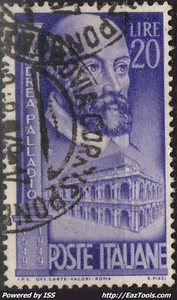 ITALIE ANDREA PALLADIO N° 546 AVEC OBLITERATION - Picture 1 of 1