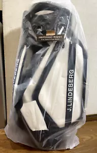 Bolsa de golf J. LINDEBERG Caddy Bag negra blanca 4,8 pulgadas entrega urgente gratuita - Imagen 1 de 19