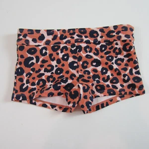 Cat & Jack Girl's Swim Bikini short bottom Cheetah Print Medium 8 - Picture 1 of 6