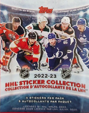 Topps NHL Stickers 2022-23 - Singles - YOU PICK 100 FROM LIST - Includes Foils!
