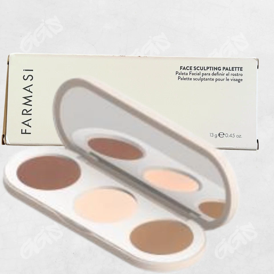 Farmasi Make-Up Face Sculpting Palette Contour Highlight Blush NEW FORMULA - Image 1 of 1