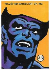 Marvel Universe Series II X-Men Sticker #26 Beast 1987 Comic Images NEAR MINT