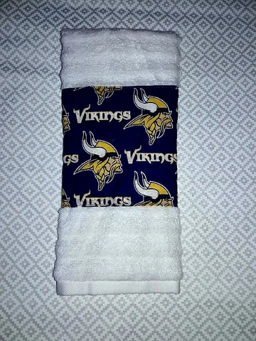 Minnesota Vikings Hand Towel Handmade  GREAT GIFT Cover