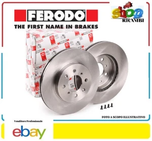 COPPIA DISCHI FRENO FERODO DDF1164 SKODA FABIA I/FABIA II/FABIA II COMBI - Imagen 1 de 3
