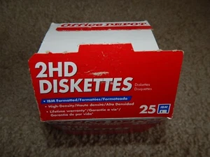 Office Depot 3.5" IBM Formatted High Density Floppy Disks QTY 20 - Photo 1/3
