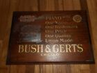 Vintage Early BUSH & GERTS Chicago Piano Wooden MEYERCORD Advertising SIGN