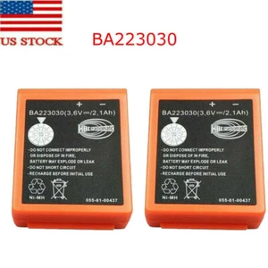 US 2x HBC Remote Control Battery BA223030 3.6V 2.1Ah for Crane Remote Control - Picture 1 of 8