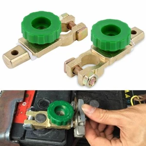 2x Separador Interruptor Principal Interruptor de Separador Abrazadera de Polo para Coche Coche Coche Batería - Imagen 1 de 8