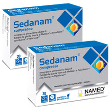 Named Sedanam 2 X 30 cpr Integratore a base di Passiflora per Favorire il Sonno