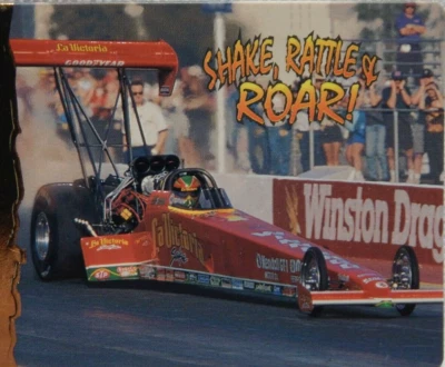 MIKE DUNN LA VICTORIA SALSA TOP FUEL DRAGSTER NHRA TRADING CARD #7 - Image 1 of 3