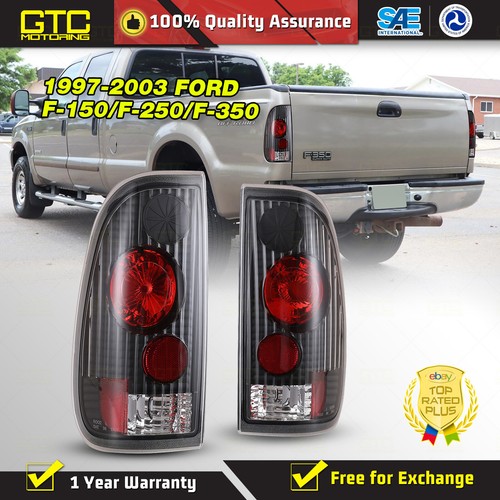 Tail Lights For 9703 Ford F150 F250 F350 Super Duty Styleside Black