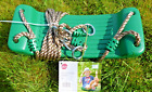 PLUM BRANDED GREEN ROPE SWING SEAT ACCESSORY OUTDOOR USE AGE 3 + NEW