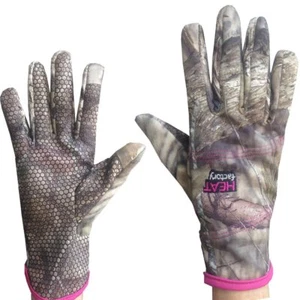 NIP Heat Factory Pink Mossy Oak Lightweight Glove & Hand Warmer Set LG/XL - Picture 1 of 3