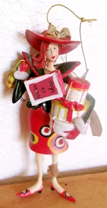 LADY-- DIVA-KICK UP YOUR HEELS ~ Sunset Vista Designs-Christmas Ornament -Metal - Picture 1 of 10