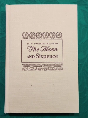 THE MOON AND SIXPENCE ~ W. Somerset Maugham 1941 hc clamshell The Heritage Press - Imagem 1 de 4