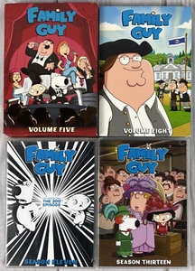 Family Guy Lot, Seasons/Volumes. 5, 8, 11, & 13; 12 Total DVDs 2007-2015 Tested - Picture 1 of 17