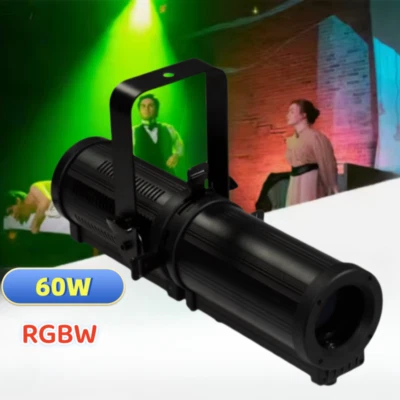 Church TV Studio Stage Light 60w RGBW4in1 Mini Zoom LED Leko Profile Spot Light - Image 1 of 4