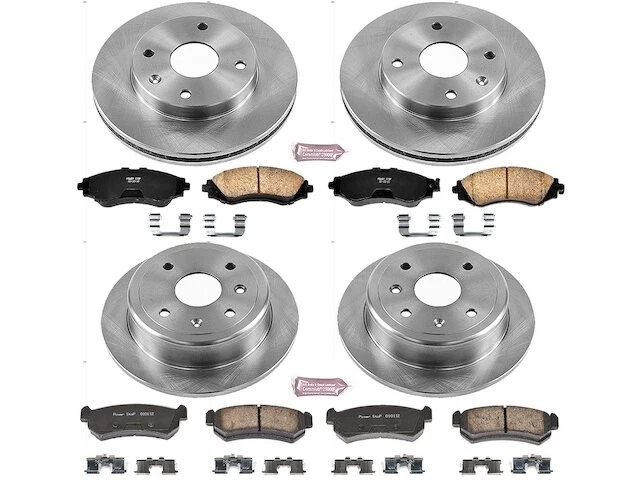 Kit de pastillas de freno y rotor delanteras y traseras para 04-06 Suzuki Forenza Reno XB61K3 Foto 1 de 1