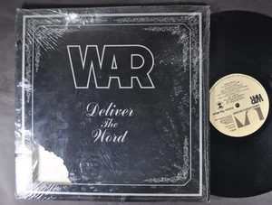 WAR  Deliver The Word  SOUL FUNK LP 1973 SHRINK ORIG DIE CUT COVER - Picture 1 of 4
