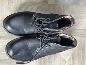Beckett Mens Boots Black Adults Chelsea Slip On Ankle Smart Casual Size 11 - Picture 1 of 6